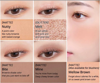 Peripera All Take Mood Like Palette Honey K-ookie Collection