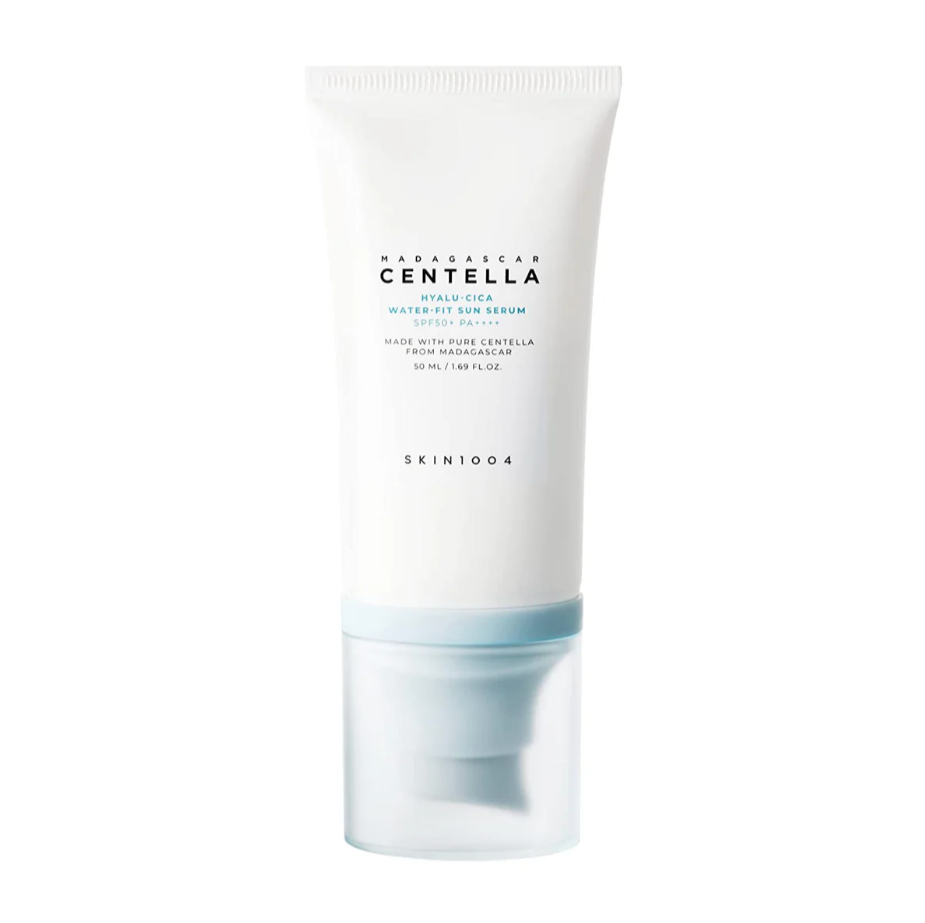 Skincare tube labeled 'Hanskin Centella' on a white background