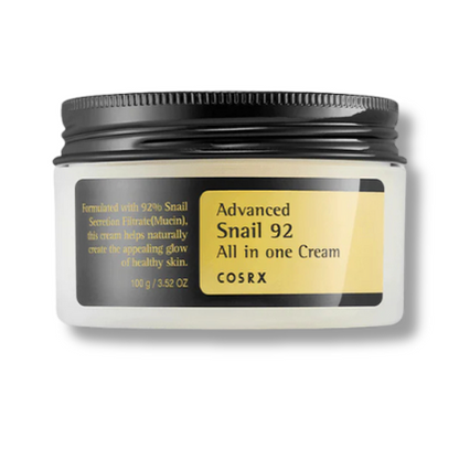 Cosrx Advanced Snail 92 All in One Cream jar on a white background