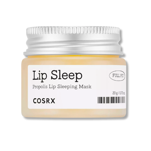 Cosrx Lip Sleep propolis lip sleeping mask jar on a white background